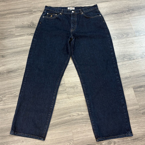 Stussy Dark Blue big ol Jeans